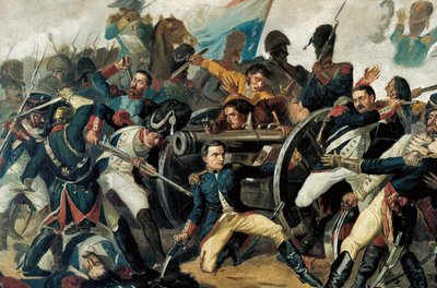 حرب الاستقلال الإسبانية (1808-1814) ثورات السكان ضد الاحتلال الفرنسي من قبل نابليون الأول (تفصيل) بواسطة مانويل (بعد) كاستيلانو