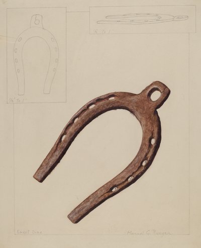 حذاء البغل ، c. 1937. بواسطة مانويل جي رونيان