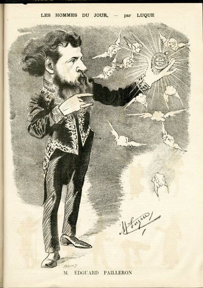 رسم لمانويل لوك (1854-1919) في لا كاريكاتور (1880) بواسطة مانويل لوك