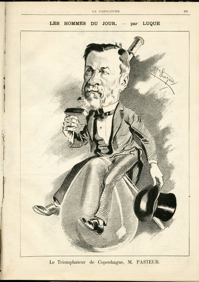 رسم لمانويل لوك (1854-1919) في لا كاريكاتور (1880) بواسطة مانويل لوك