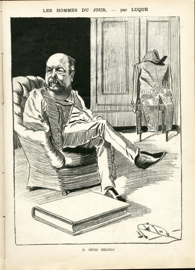 رسم لمانويل لوك (1854-1919) في لا كاريكاتور (1880) بواسطة مانويل لوك