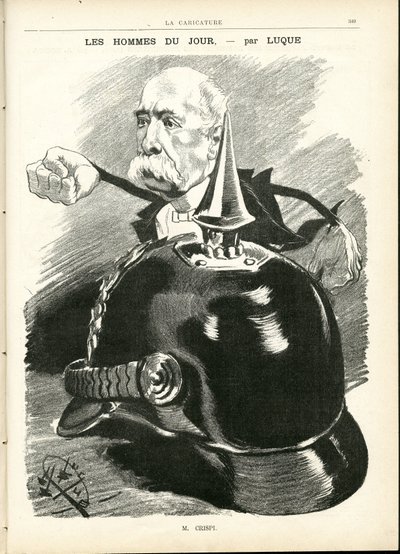 رسم لمانويل لوك (1854-1919) في لا كاريكاتور (1880) بواسطة مانويل لوك
