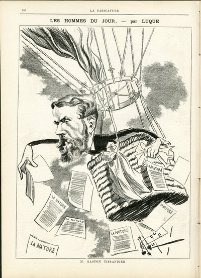 رسم لمانويل لوك (1854-1919) في لا كاريكاتور (1880) بواسطة مانويل لوك