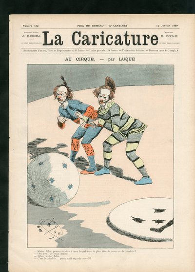 الكاريكاتير (1880) بواسطة مانويل لوك