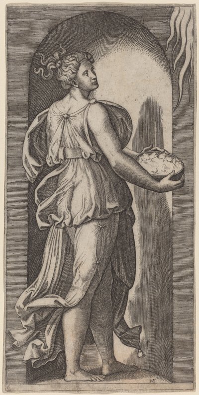 يأمل بواسطة Marcantonio Raimondi بعد رافائيل