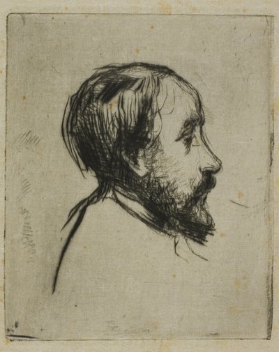 صورة شخصية لديغا بواسطة Marcellin Gilbert Desboutin