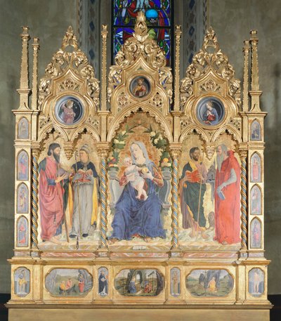 Altarpiece with Madonna with Child and Saints, Bologna (photo) بواسطة ماركو زوبو