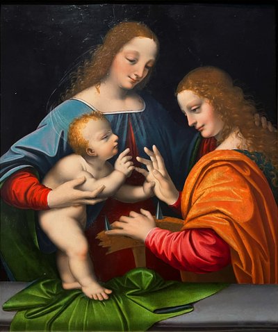 الزواج الصوفي للقديسة كاترين بواسطة ماركو دوجيونو