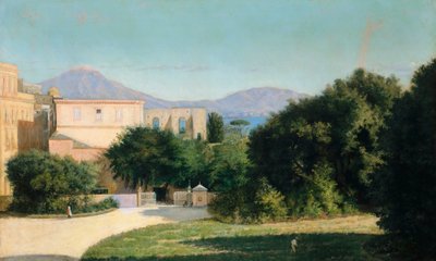 Porta Grande in woods of Capodimonte, by Marco De Gregorio (1829-1876) بواسطة ماركو دي جريجوريو