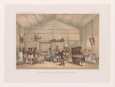 زيارة الأمير راتسيبا ومراسم قسم الدم La cérémonie du serment du sang (Fatidrah) ، entre le Prince Ratsiba et Mr. حبوب اللقاح (العنوان على العنصر) رحلة فرانسوا بل حبوب اللقاح إلى مدغشقر (عنوان السلسلة) FPL حبوب اللقاح R. sl Faune d. مدغشقر (s بواسطة فرانسوا بل بولين