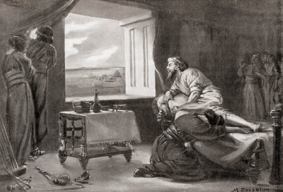 الخسوف الآشوري، من تاريخ الأمم لهتشينسون، طبعة عام 1915 بواسطة مارغريت (بعد) دوفاستون