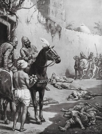نهاية الرهبان البوذيين، 1193 ميلادية (ليثو) بواسطة مارغريت (بعد) دوفاستون