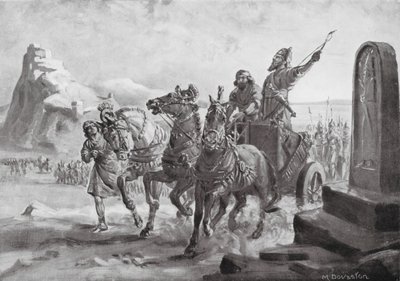 تغلاث بيليسر الرابع أمام قلعة توروشبا (ليثو) بواسطة مارغريت (بعد) دوفاستون