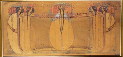 May Queen ، رسوم متحركة للوحة شاي إنغرام ، c.1900 (ألوان مائية على ورق) بواسطة مارجريت ماكدونالد