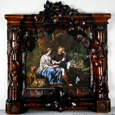 Knight's Tryst ، حوالي عام 1860 (جواش على ورق) بواسطة مارجريت راينر