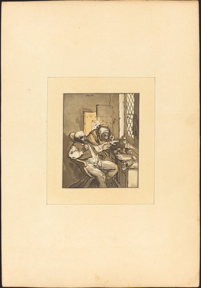 جراح القرية بواسطة ماريا كاثرينا بريستل بعد Adriaen van Ostade