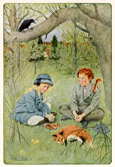 "بدا من الصعب أن تترك مثل هذه البهجة" من The Secret Garden بقلم فرانسيس هودجسون بورنيت (1849-1924) بواسطة ماريا لويز كيرك