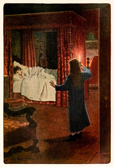 "من أنت؟ - هل أنت شبح؟" من الحديقة السرية بقلم فرانسيس هودجسون بورنيت (1849-1924) بواسطة ماريا لويز كيرك