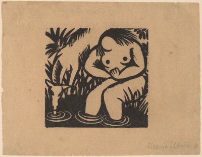 امرأة على الماء بواسطة Maria Uhden