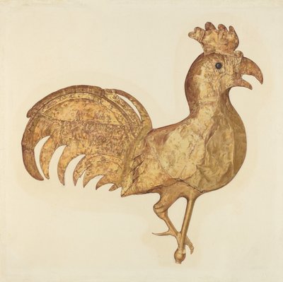 ريشة الطقس: الديك ، ج. 1939. بواسطة صفحة ماريان