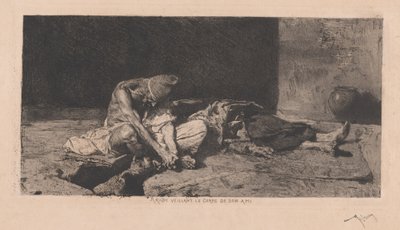 Arabe veillant le corps de son ami (مشاهدة العرب على جسد صديقه) بواسطة ماريا فورتوني