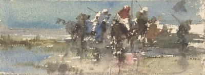 المور على ظهور الخيل ، كاليفورنيا. 1854-1874. بواسطة ماريانو خوسيه ماريا برناردو فورتوني إي كاربو