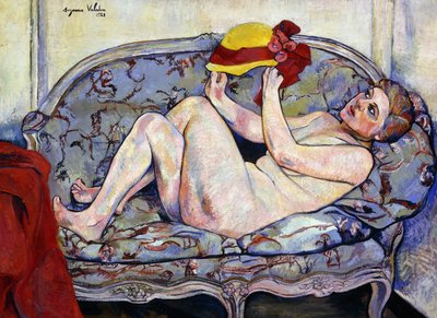 الوصول عارية على أريكة. عارية ملقاة على أريكة ، 1928 بواسطة Marie Clementine Valadon
