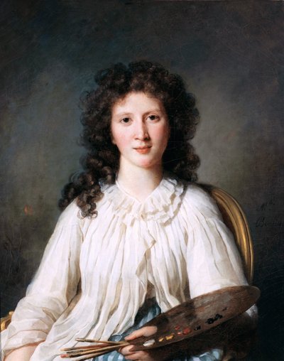 الفرنسية: بورتريه لأديلايد بينار، زوجة ألكسندر لينوار (1769-1832)، رسام بورتريه لأديلايد بينار، زوجة ألكسندر لينوار بواسطة ماري جينيفيف بوليارد