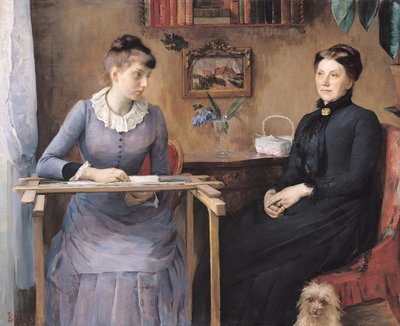 في المنزل أو الحميمية ، 1885 بواسطة ماري لويز كاثرين فروكلاف