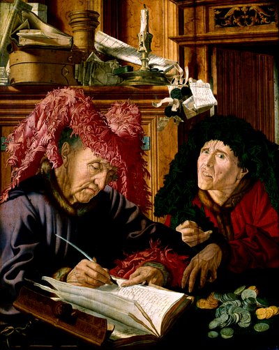 اثنين من جامعي الضرائب ، 1540 ج بواسطة Marinus van Reymerswaele