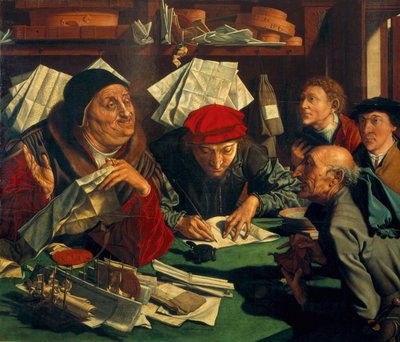 مكتب المحامين ، 1545 بواسطة Marinus van Roejmerswaelen
