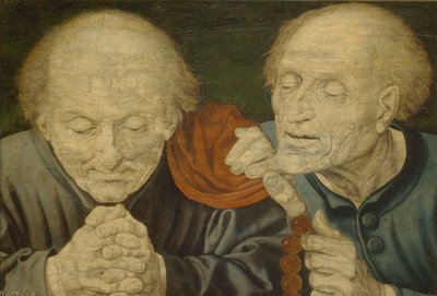 رجلان عجوزان بواسطة Marinus van Roejmerswaelen