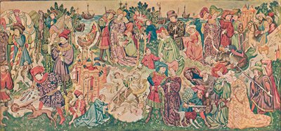 تجسيد بالألوان المائية لأحد المفروشات Hardwicke ، c1902 بواسطة ماريون ريد