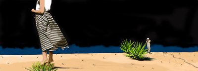 الحياة الليلية المشهد 3 ، 2016 (الوسائط الرقمية) بواسطة مارجوري فايس