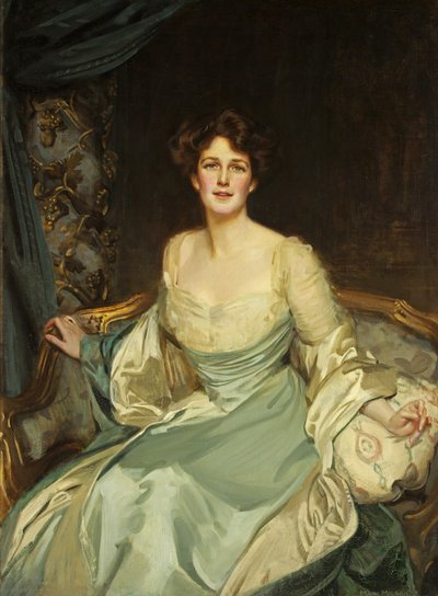 Portrait of the Hon. Mrs York in Evening Dress بواسطة مارك ريتشارد ميلبانك