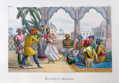 رقص البيادير ، 1828 بواسطة Marlet et Cie