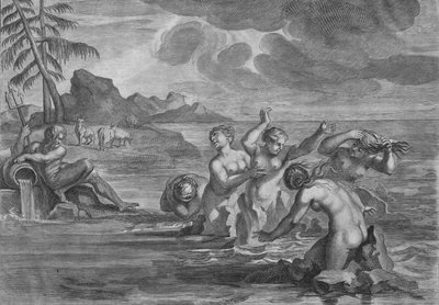 تحولت Cerastae إلى Bulls ، و Propoetides إلى Rocks ، c1683. بواسطة مارتن بوش