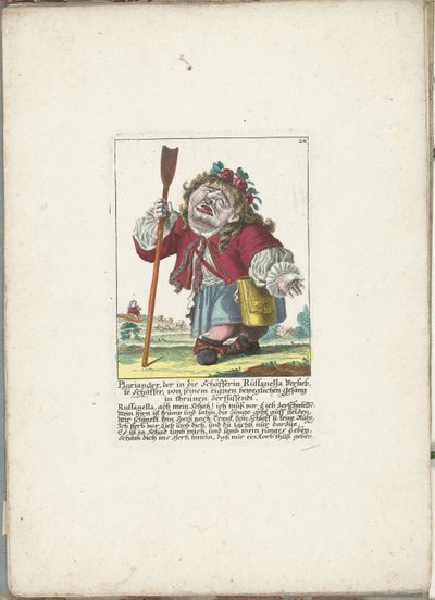 دي دويرج بلورياندر بصفته راعيًا ، حوالي 1710 بلورياندر ، الراعي في حب الراعية روفانيلا ، ينفجر في البكاء على أغنيته المتحركة (العنوان على الشيء) Il Callotto resurcitato أو خزانة صغيرة مفروشة حديثًا (سلسلة بواسطة مارتن إنجلبرخت (منسوب إلى)