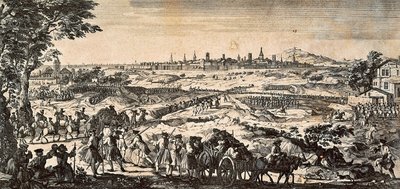 حرب خلافة إسبانيا (1701-1714) بين فرنسا وإسبانيا مقر برشلونة بواسطة مارتن إنجلبرخت