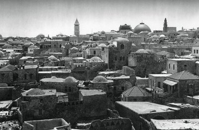 القدس وقبة كنيسة القيامة ، 1937 بواسطة مارتن هورليمان