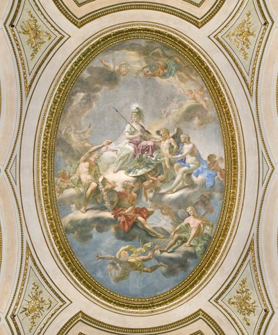 لا سابينزا ، سقف Salone d Onore أو Sala Napoleonica ، 1777 بواسطة مارتن نولر