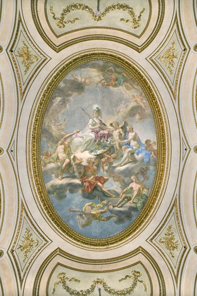 لا سابينزا ، سقف Salone d Onore أو Sala Napoleonica ، 1777 بواسطة مارتن نولر
