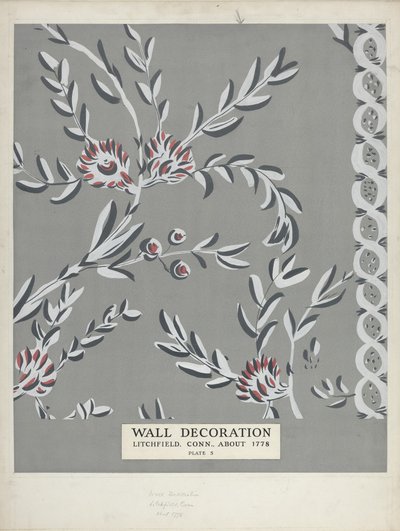 جدار مزخرف ، ج. 1938. بواسطة مارتن بارتيكا
