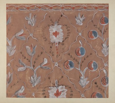 تفاصيل جدار مرسومة باليد ، ج. 1939. بواسطة مارتن بارتيكا