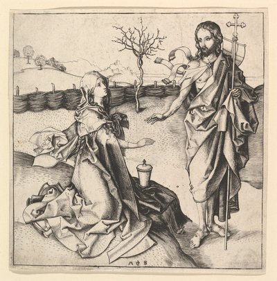 لا تلمسني ، كاليفورنيا. 1435-1491. بواسطة مارتن شونجاور