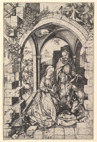 الميلاد ، كاليفورنيا. 1435-1491. بواسطة مارتن شونجاور