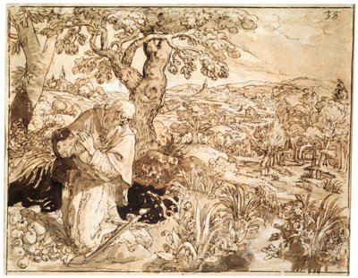 الناسك ، 1585-1586 بواسطة مارتن دي فوس
