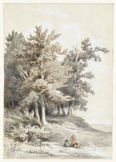 حافة الغابة مع الأشكال بواسطة Martinus Antonius Kuytenbrouwer Jr.