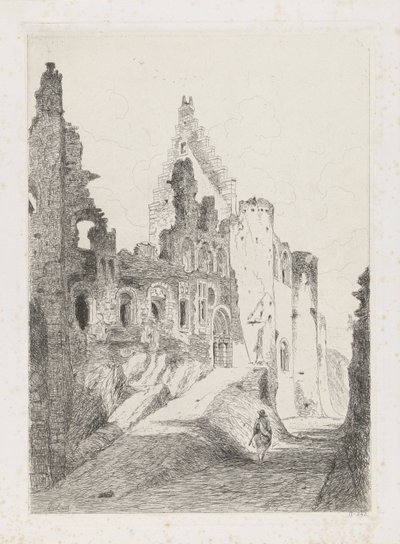 أطلال قلعة فياندين بواسطة Martinus Antonius Kuytenbrouwer Jr.