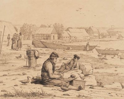 ستراندجادن في ثيستد. 1830 بواسطة مارتينوس روربي